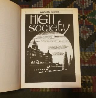 High Society Paperback Dave Sim Cerebus Book Two Ninth Printing 2002 8
