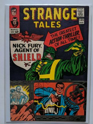 Strange Tales 135 (aug 1965,  Marvel) Vf 8.  0 1st Nick Fury Agent Of Shield