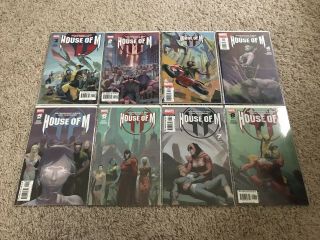 House Of M (2005) Issues 1 - 8 First Print Complete Run Marvel Vf/nm,  Bonus