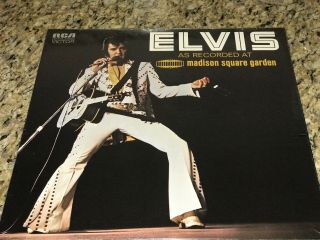 Elis Presley Vinyl Lp Elvis As Recorded At Madison Square Garden