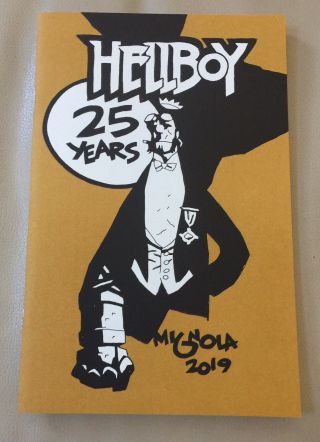Sdcc 2019 Mike Mignola Sketchbook Signed 25th Anniversary Of Hellboy