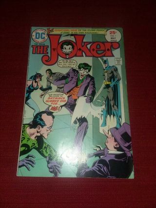 The Joker 1 - 2 1975 The Clown Prince Of Crime Two Face Batman Dc Comics