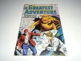 My Greatest Adventure 61 Comic (fn) 1961 Toth Art