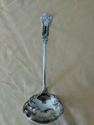 1881 Rogers Silver Plate Curved Handle Soup Or Punch Ladle
