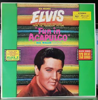 Elvis Presley - Fun In Acapulco - 1963 Lp Record Vg,  Cover Vg,