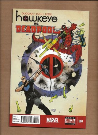 Hawkeye Vs Deadpool 0 1st Printing Spider - Gwen Lady Thor Marvel Comics
