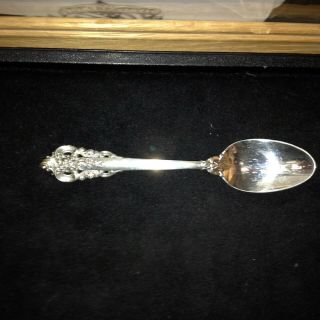 Wallace Grande Baroque Sterling Silver Dinner Spoon - 6 1/4 " - No Monograms