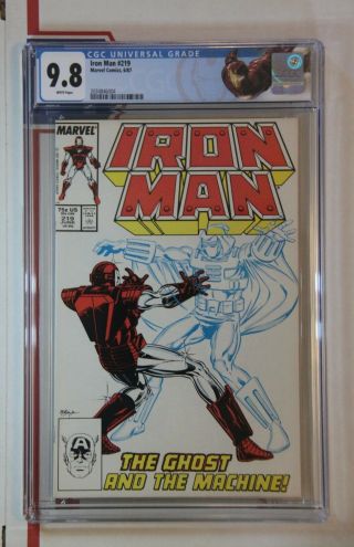 Iron Man 219_cgc 9.  8_1st Ghost (from 