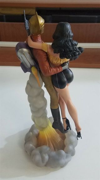 ROCKETEER & BETTY PAGE Statue Figure SIDESHOW COLLECTIBLES MONDO,  MIB 5