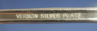 6 Vernon Silver Plate Oneida Silverplate Romford 1939 Iced Tea Spoons 7 - 1/2 