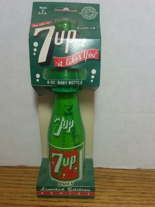 7up 6 Oz.  Baby Bottle Limited Edition Series 1994