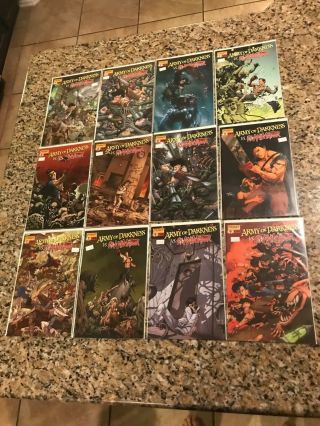 Army Of Darkness Vs.  Reanimator 1 (4 Covers),  2 (3 Covers),  3 (3 Covers),  4 (2