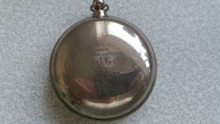 Vintage French Silver Plated Hand Warmer - Pocket Watch Design