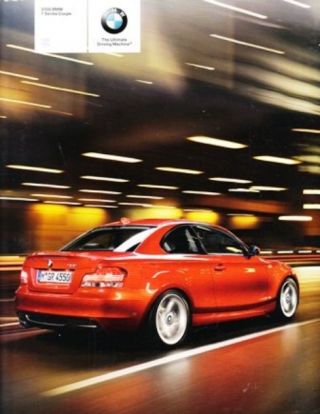 2009 09 Bmw 1 Series Coupe Sales Brochure