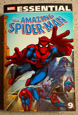 Marvel Essential The Spider - Man Vol 9 Signed By Joe Sinnott