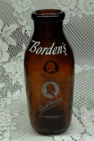 Borden,  S Dark Milk Bottle 1 Quart