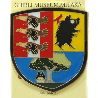 Japan 5817 Studio Ghibli Museum Mitaka Exclusive Stained Glass Crest Pin Totoro