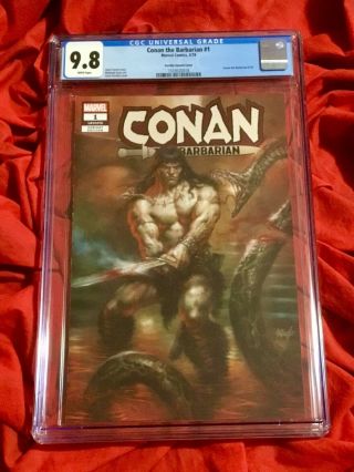 Cgc 9.  8 Conan The Barbarian 1 Lucio Parrillo Trade Dress Variant Marvel