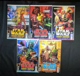 Star Wars: Agent Of The Empire Hard Targets 1 - 5 Complete Set Boba Fett