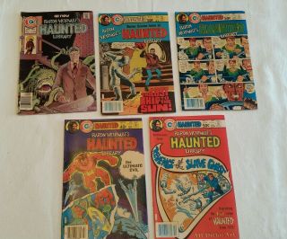Charlton Comics Haunted Library Series Set Of 5