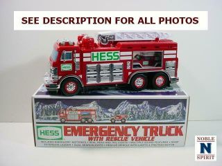 Noblespirit 2005 Hess Emergency Toy Truck W/rescue Vehicle