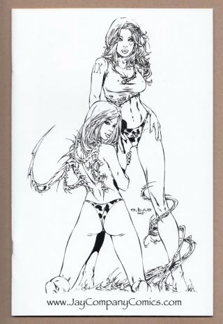 Witchblade 18 - (9.  4/nm) - Jay Company Exclusive Virgin B&w Sketch Variant