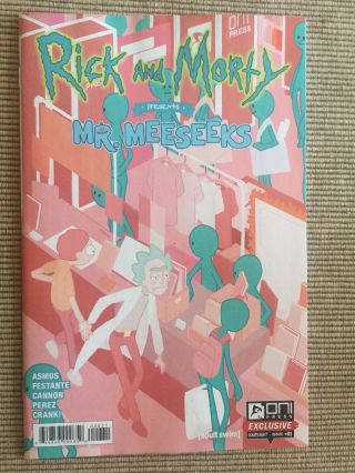 Sdcc 2019 Exclusive Rick And Morty Presents Mr Meeseeks 1 (2019 Oni Press)