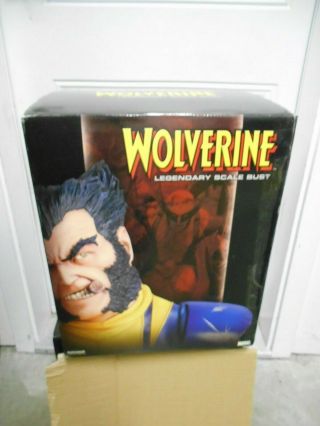 2007 Sideshow Marvel X - Men Wolverine Legendary Bust/statue 102/500 -