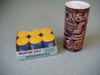 Vintage Containers Of Morton Salt From The Late 1960 