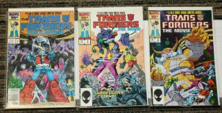 Marvel Transformers The Movie 1 - 3 Complete Set - 1980s Animated Adaptation