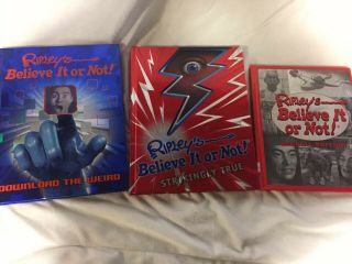 Ripleys Believe It Or Not 3 Hard Cover Books