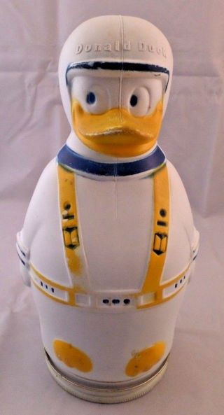 1966 Vintage Donald Duck Astronaut Disney Nabisco Puppet Wheat Puffs Cereal Bank