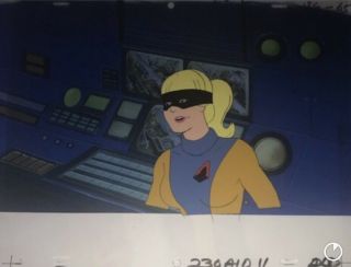 Space Ghost Animation Production Art Cel Hanna - Barbera
