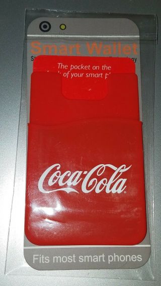 Coca - Cola Smartphone Cell Phone Smart Wallet Rfid Protected