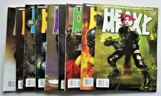 Complete 2005 Issues Heavy Metal Graphic Novel Mag,  3 Special Issues