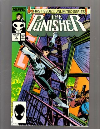 Punisher 1 Nm Marvel Comic Book 1st Ongoing Series Issue Jigsaw Defenders Rp5