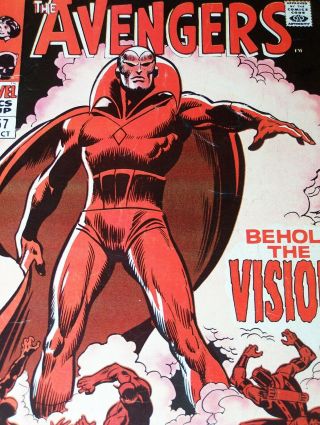 Avengers 57 1st Vision Marvel Comics