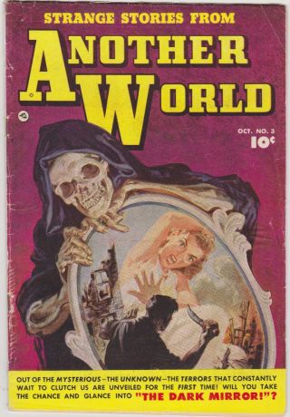 Strange Stories From Another World No.  3.  Norm Saunders Painted Cover 1952 Vg,