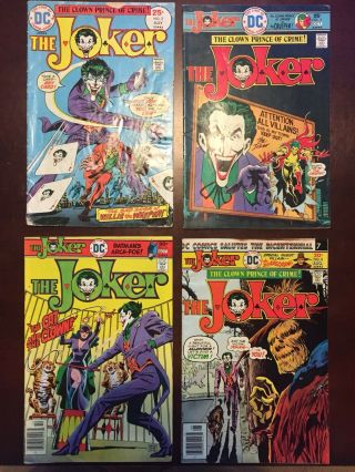 The Joker 2 3 8 9 (vg Average) 1975 - 76 Catwoman,  Scarecrow,  Creeper,  Batman