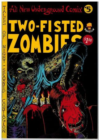 Two Fisted Zombies (lgasp) 5 Vf - Nm 1973 R&t Veitch Comics Book