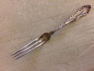 Towle 1892 Old English Sterling Silver Strawberry Fork No Monos.