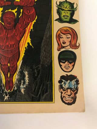 The Fantastic Four 54 Marvel Comics 1966 Jack Kirby VG,  Black Panther Inhumans 5