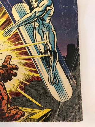 The Fantastic Four 55 Marvel Comics 1966 Jack Kirby VG,  Silver Surfer 5