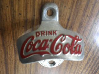 Vintage Brown Co Starr X Stationary Mount Coca - Cola Coke Bottle Opener 26