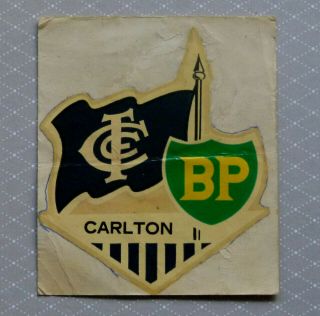 Carlton - Bp - Old Vintage Vfl Football Club Sticker