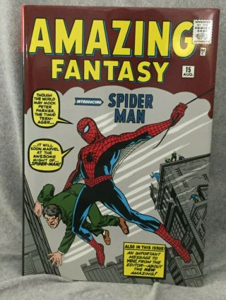 Spider - Man Omnibus Vol 1 Hc Ditko Cover Stan Lee First Print