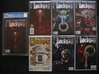 Locke & Key 1 Cgc 9.  6,  2 3 4 5 6 And Locke & Key 1 Df Variant All 1st Prints
