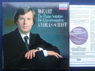 Decca D222d 6 Stereo - Mozart The Piano Sonatas Andras Schiff 6 X Nm