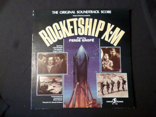 Rocketship X - M.  Film Soundtrack.  33 Lp Record Album.  1977.  Starlog Records.