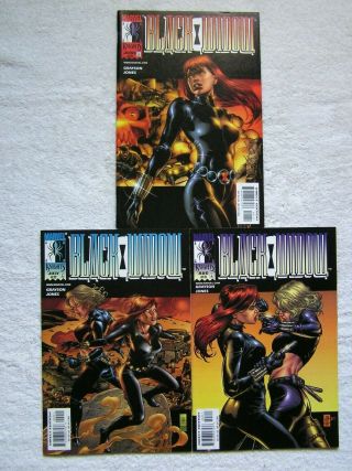 Black Widow 1 2 3 Set (1999 Marvel Knights) 1st Full Yelena Belova